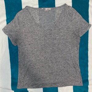 Heather grey Victoria’s Secret V-neck tee